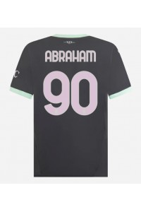 AC Milan Tammy Abraham #90 Jalkapallovaatteet Kolmaspaita 2024-25 Lyhythihainen